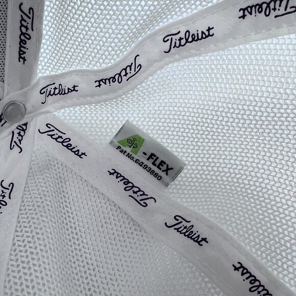 Titleist Flex Golf Hat Cap Adjust to Fit Mesh White And Gray‎ S/M (set Of 2) - Picture 6 of 10